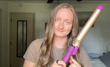 Load and play video in Gallery viewer, Goddess Iron - XL Digital Curling Iron with Built-in Memory, Multiple Settings, and Dual Voltage