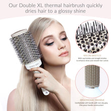 Load image into Gallery viewer, Thermal Nylon Double XL Round Ceramic Brush by Mr Big