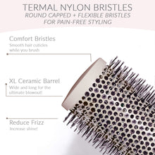 Load image into Gallery viewer, Thermal Nylon Double XL Round Ceramic Brush by Mr Big