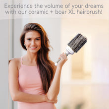 Load image into Gallery viewer, Thermal Boar Bristle Double XL Round Ceramic Brush by Mr Big