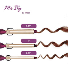 Load image into Gallery viewer, mr big curling iron, curling long hair, babybliss, baby bliss, curling iron for long hair, best curling iron for long hair, extra long barrel, extended barrel curling iron, beach waves, beachy waves, hot tools,