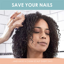 Load image into Gallery viewer, Peach Scalp Massager - Soft and Flexible