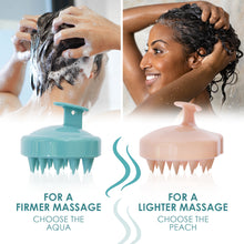 Load image into Gallery viewer, Peach Scalp Massager - Soft and Flexible