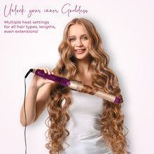 Load image into Gallery viewer, Goddess Iron - XL Digital Curling Iron with Built-in Memory, Multiple Settings, and Dual Voltage