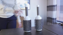 Load and play video in Gallery viewer, Thermal Nylon Double XL Round Ceramic Brush by Mr Big
