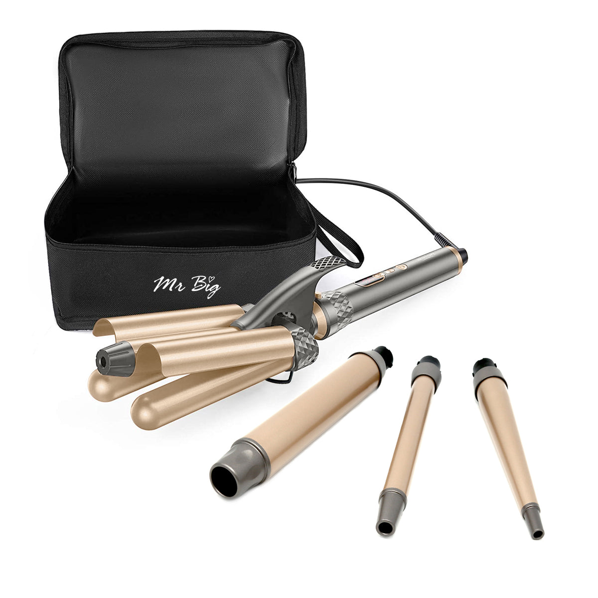 Triple Waver Pro Interchangeable Set – Mr Big - Products For Long Hair