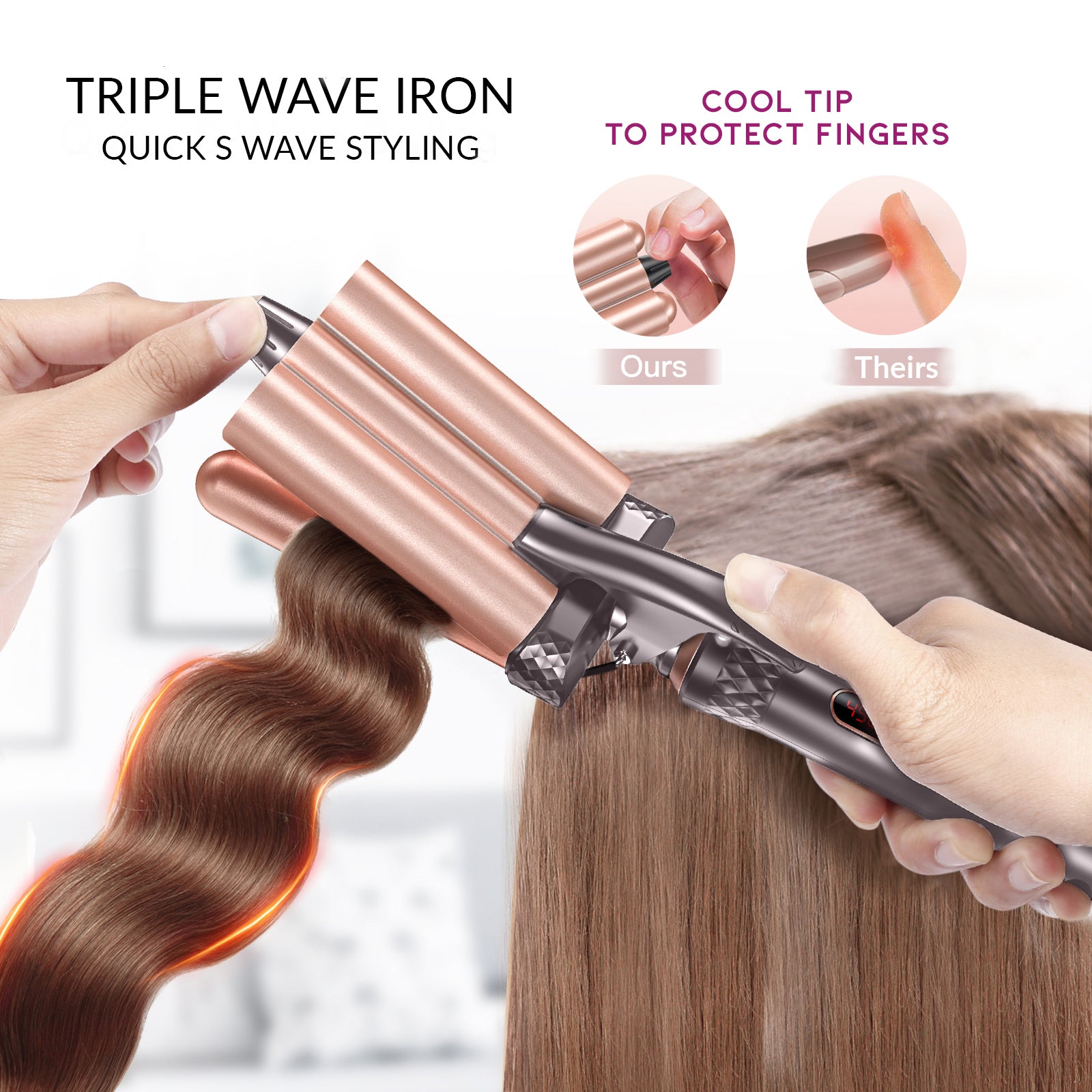 Load Rope Waver Triple Waver Pro Interchangeable Set – Mr Big - Products For Long Hair